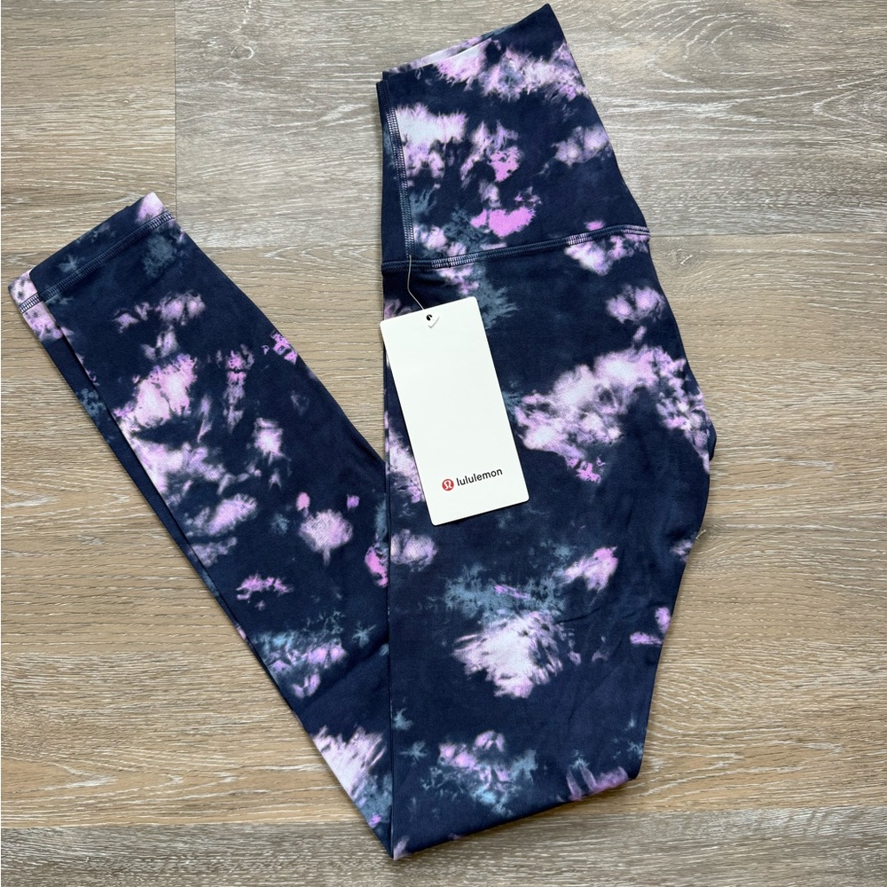 Lululemon Align HR Pant 28" - Circulate Tie Dye Mineral Blue Multi